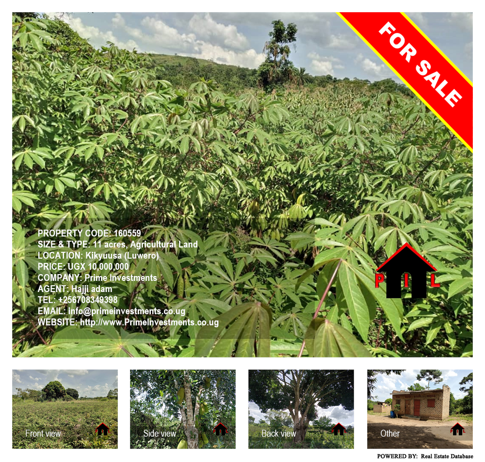 Agricultural Land  for sale in Kikyuusa Luweero Uganda, code: 160559