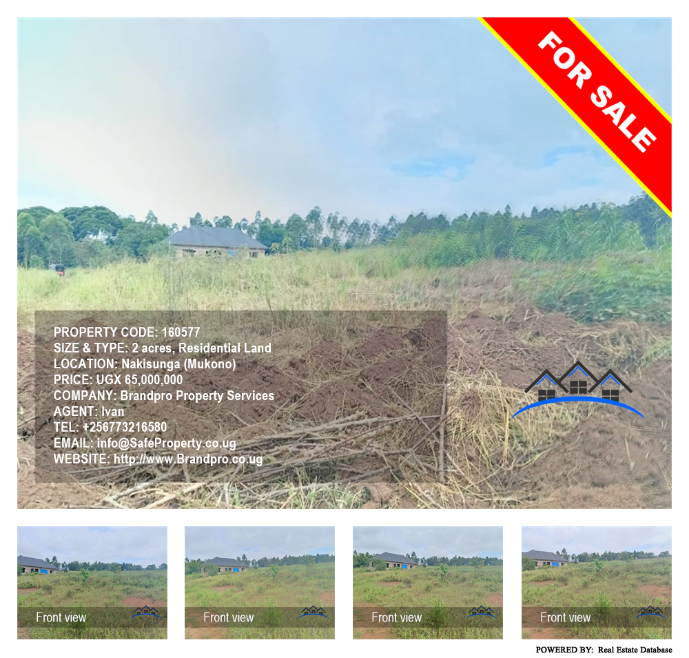 Residential Land  for sale in Nakisunga Mukono Uganda, code: 160577