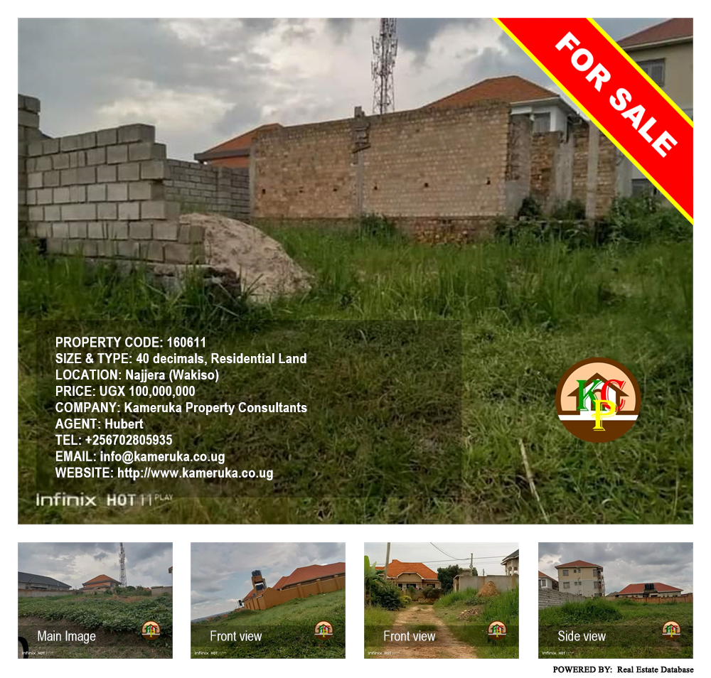 Residential Land  for sale in Najjera Wakiso Uganda, code: 160611