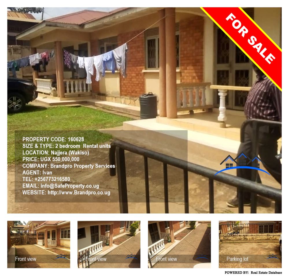 2 bedroom Rental units  for sale in Najjera Wakiso Uganda, code: 160628