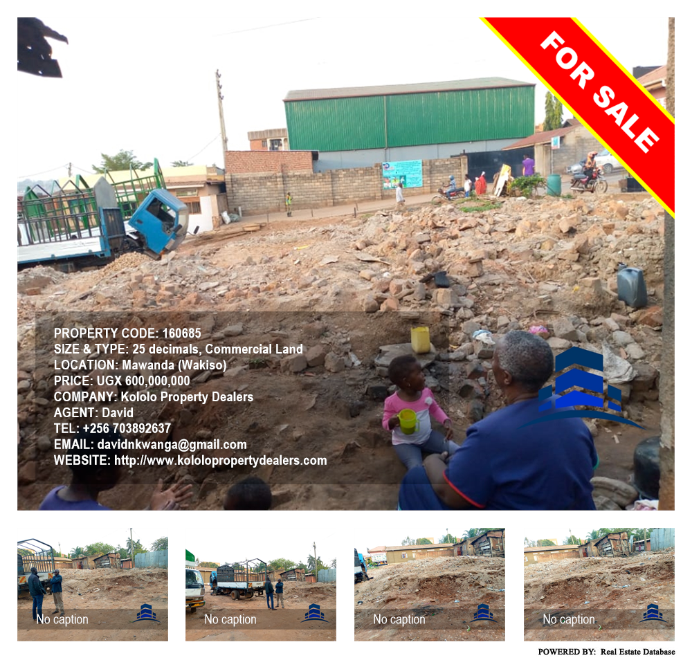 Commercial Land  for sale in Mawanda Wakiso Uganda, code: 160685