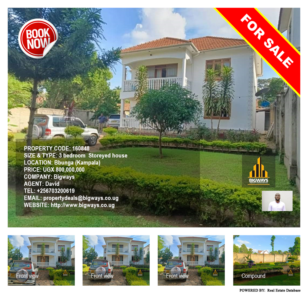 3 bedroom Storeyed house  for sale in Bbunga Kampala Uganda, code: 160848