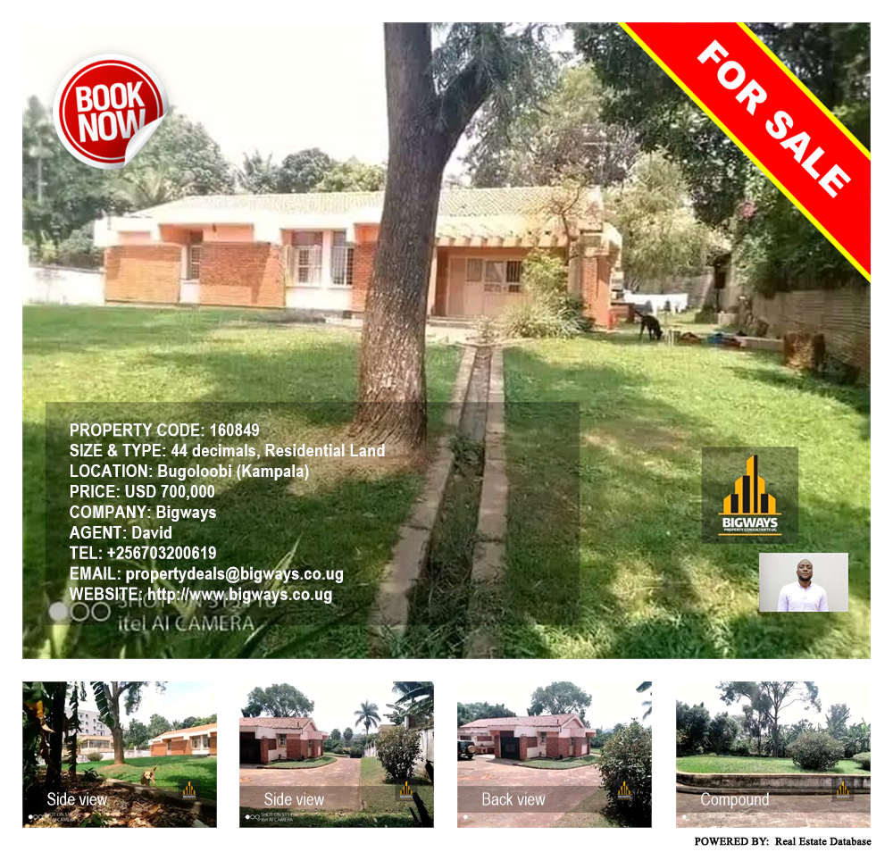 Residential Land  for sale in Bugoloobi Kampala Uganda, code: 160849