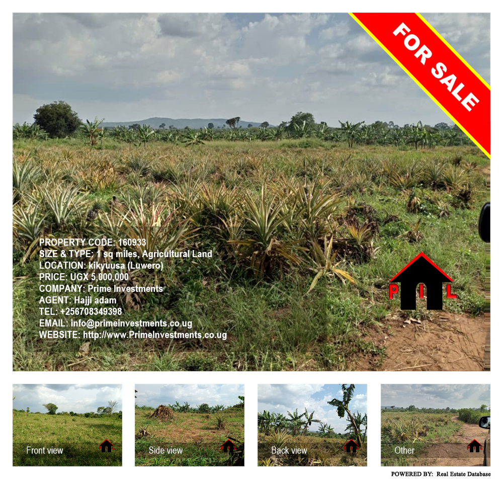 Agricultural Land  for sale in Kikyuusa Luwero Uganda, code: 160933
