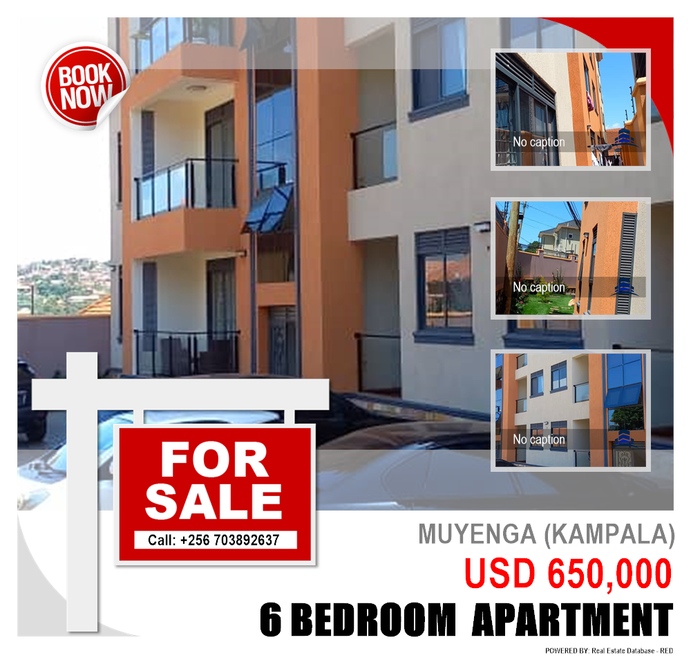 6 bedroom Apartment  for sale in Muyenga Kampala Uganda, code: 160941