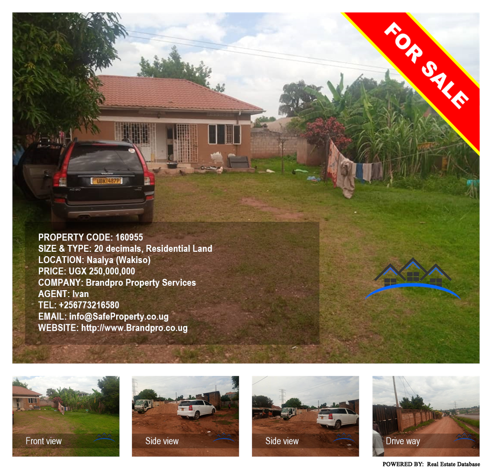 Residential Land  for sale in Naalya Wakiso Uganda, code: 160955