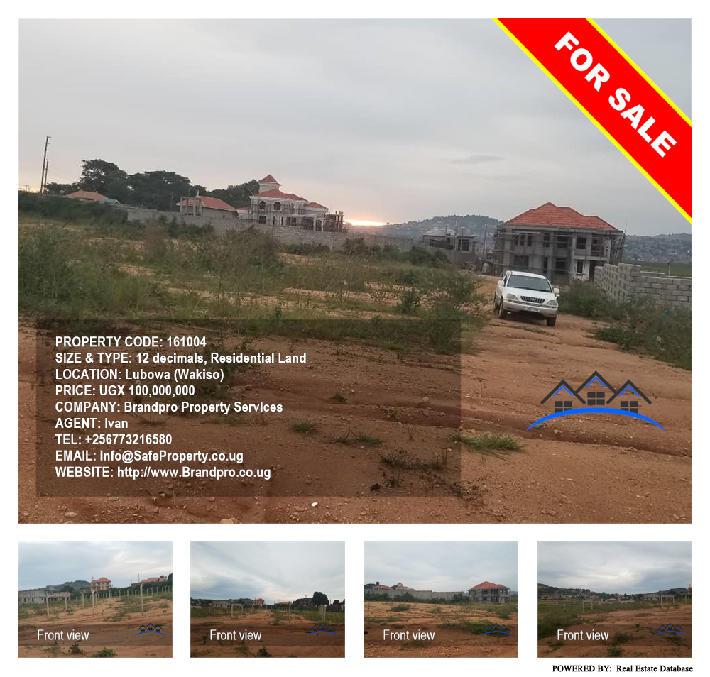 Residential Land  for sale in Lubowa Wakiso Uganda, code: 161004