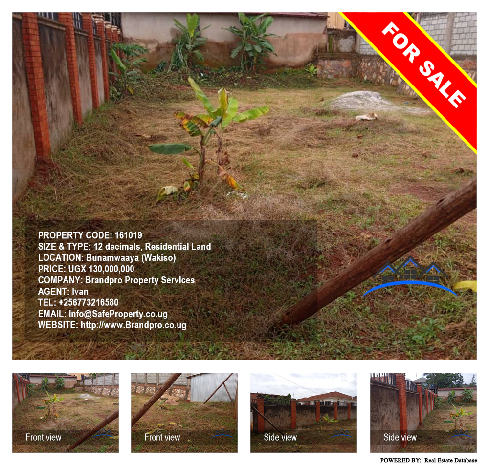Residential Land  for sale in Bunamwaaya Wakiso Uganda, code: 161019