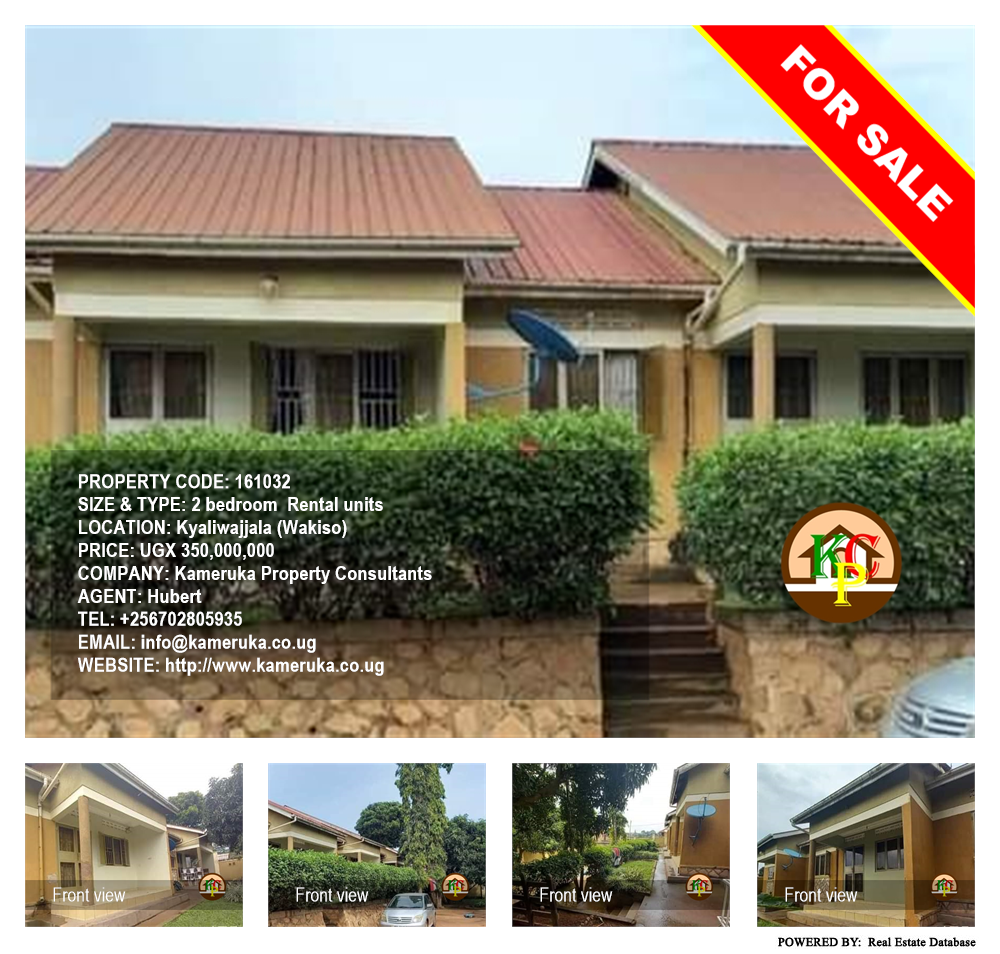 2 bedroom Rental units  for sale in Kyaliwajjala Wakiso Uganda, code: 161032