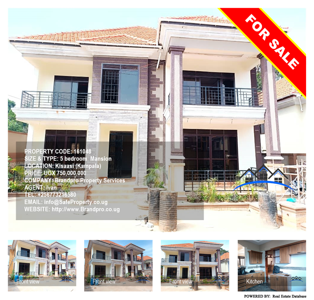 5 bedroom Mansion  for sale in Kisaasi Kampala Uganda, code: 161048