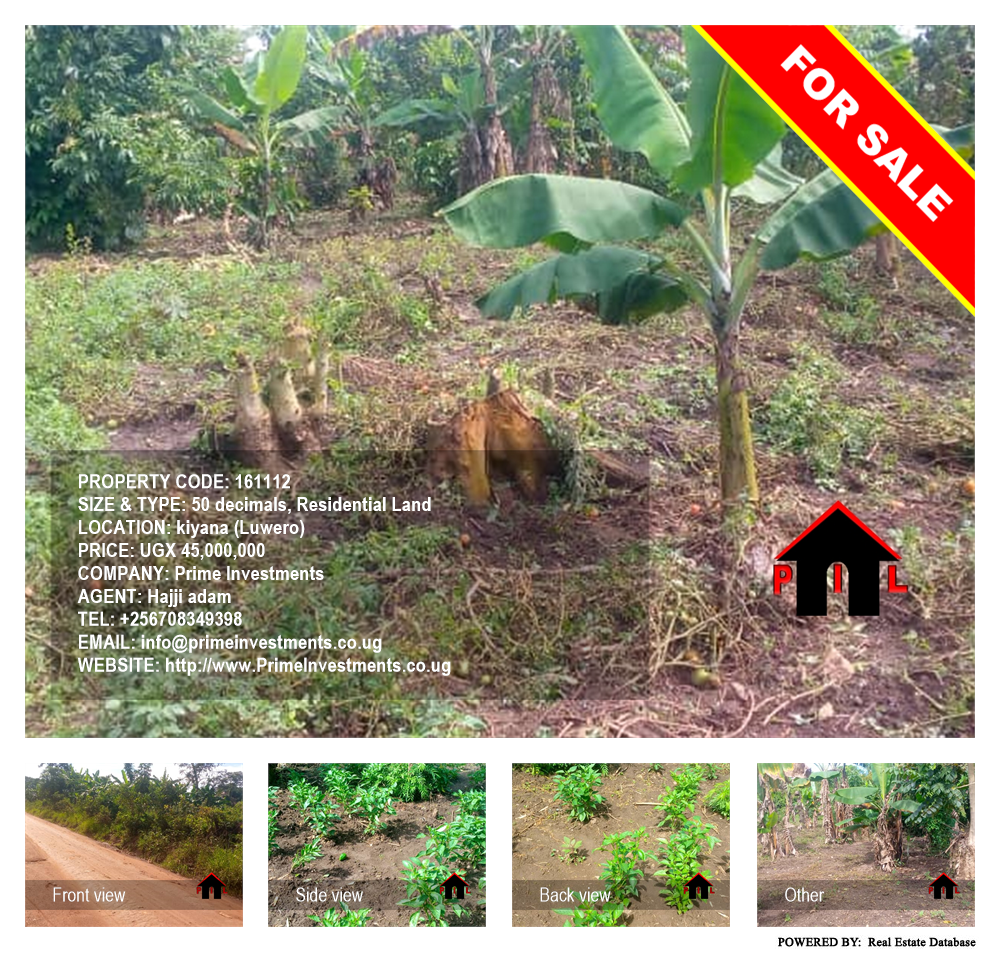 Residential Land  for sale in Kiyana Luweero Uganda, code: 161112