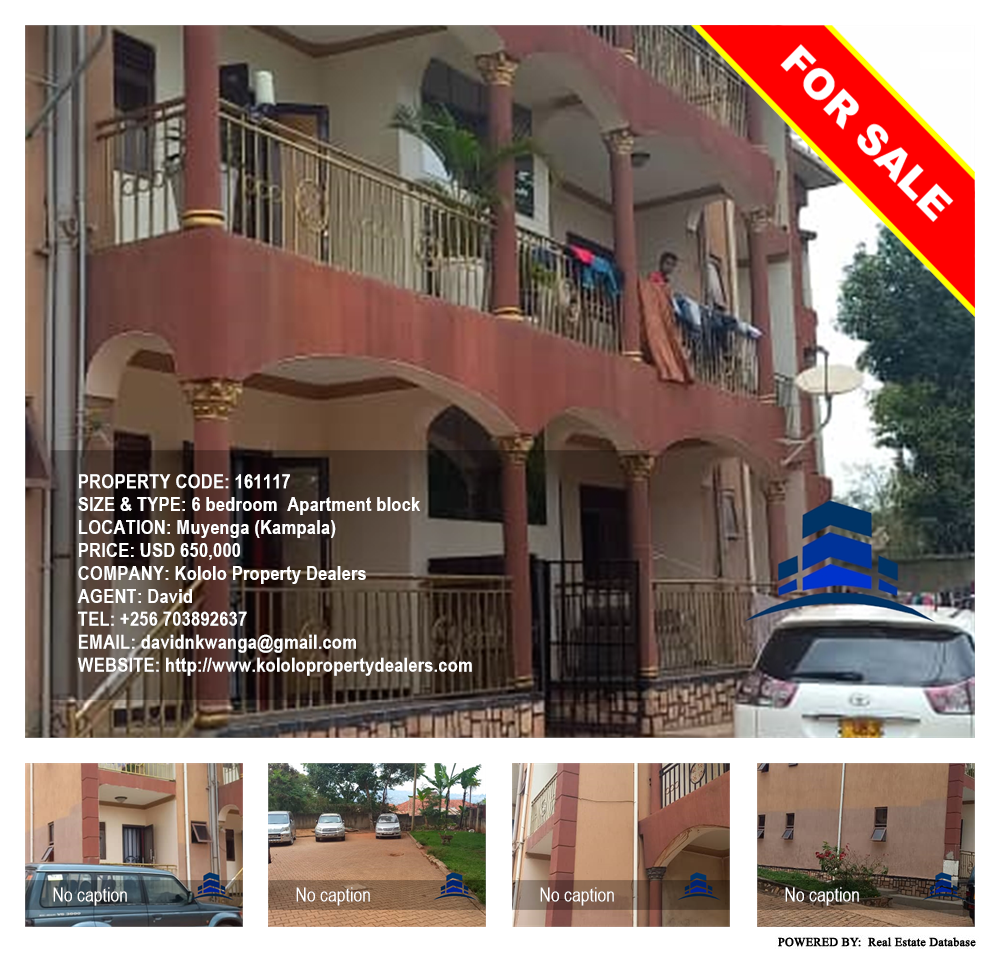 6 bedroom Apartment block  for sale in Muyenga Kampala Uganda, code: 161117