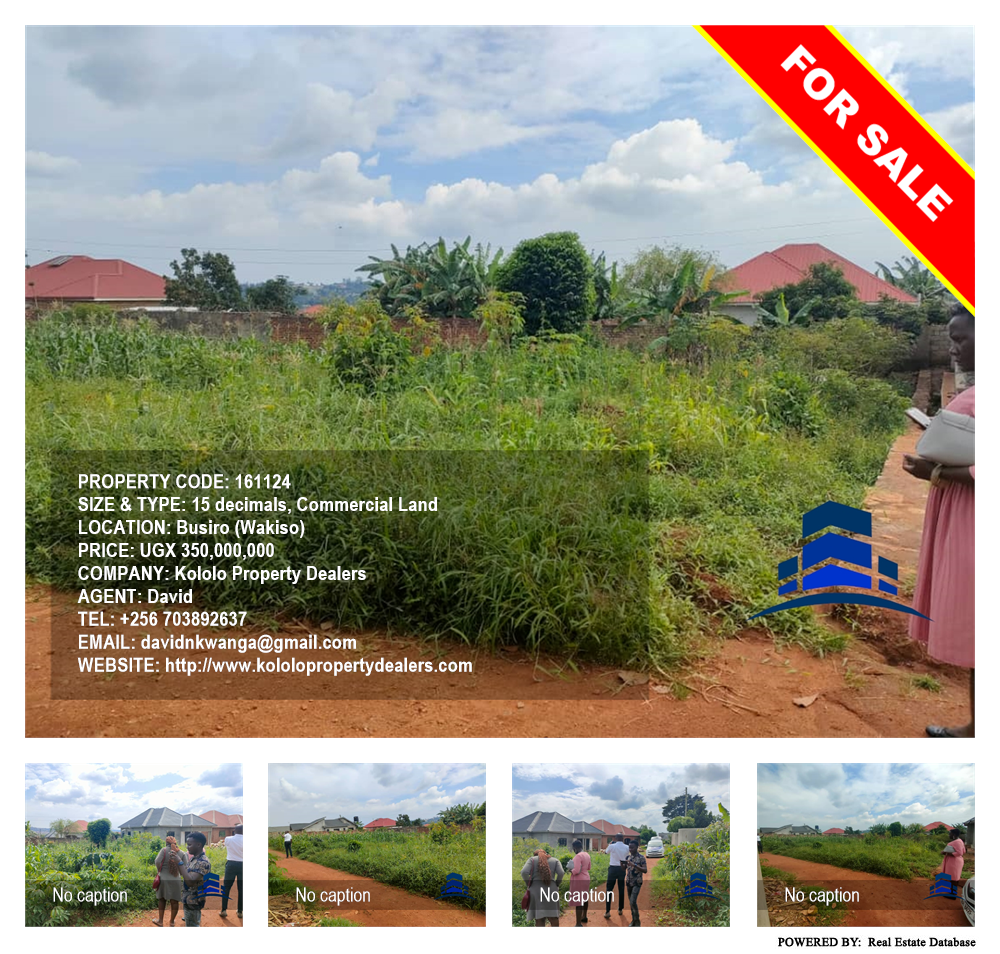 Commercial Land  for sale in Busiro Wakiso Uganda, code: 161124