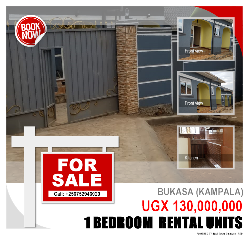 1 bedroom Rental units  for sale in Bukasa Kampala Uganda, code: 161126