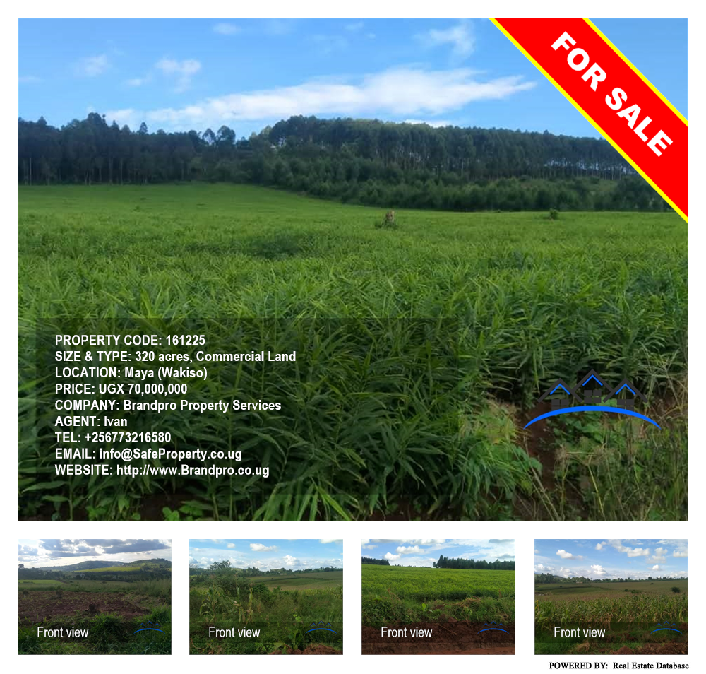 Commercial Land  for sale in Maya Wakiso Uganda, code: 161225