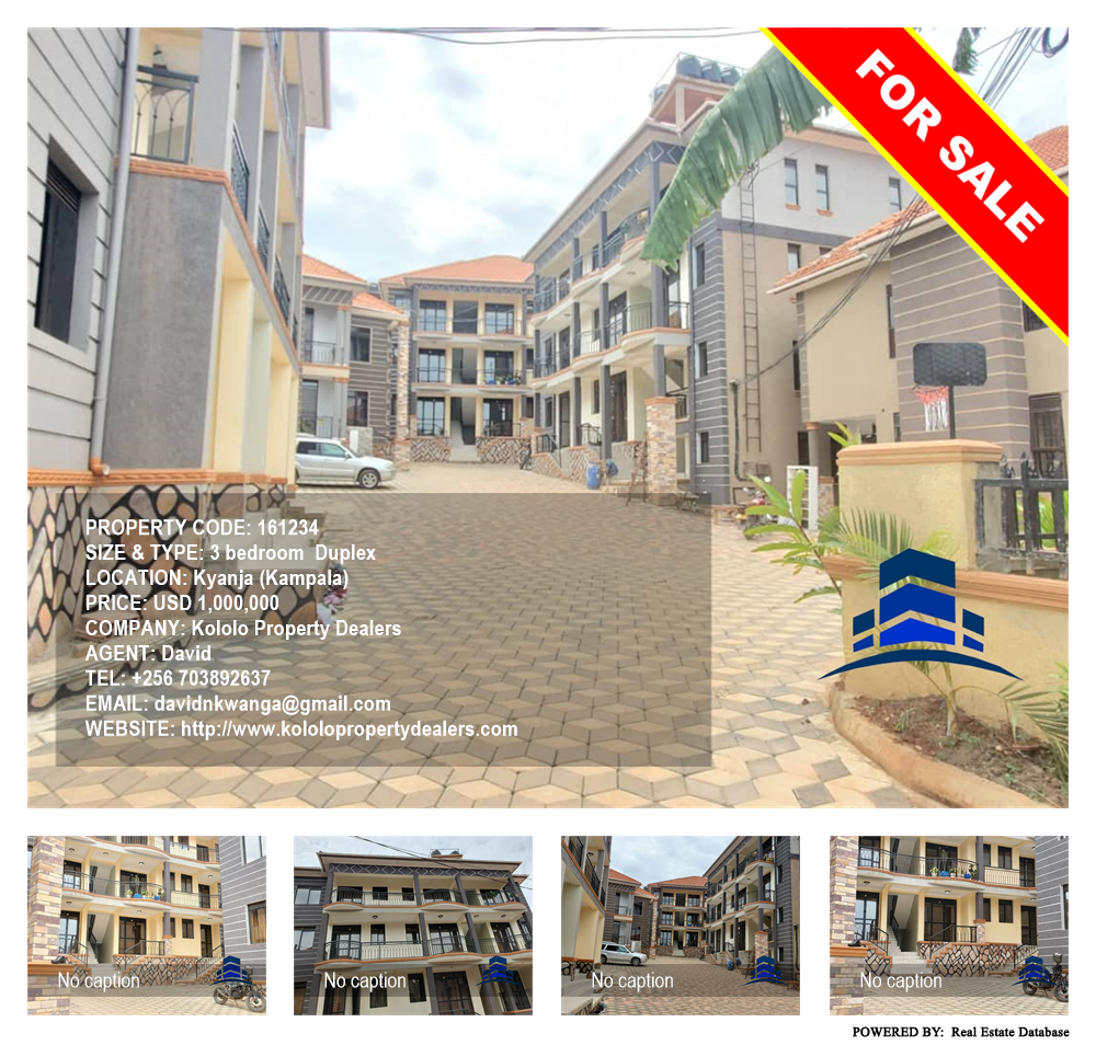 3 bedroom Duplex  for sale in Kyanja Kampala Uganda, code: 161234