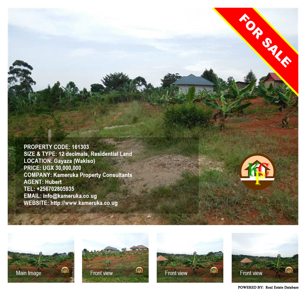 Residential Land  for sale in Gayaza Wakiso Uganda, code: 161303