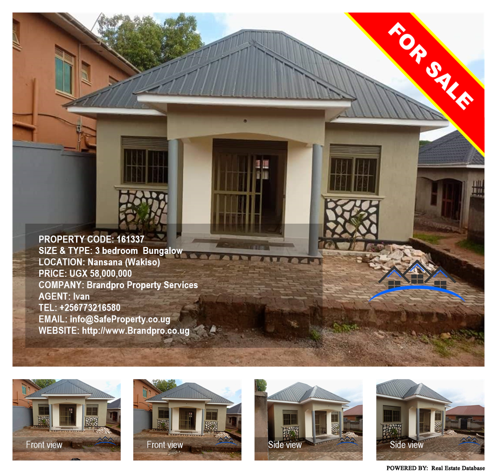 3 bedroom Bungalow  for sale in Nansana Wakiso Uganda, code: 161337