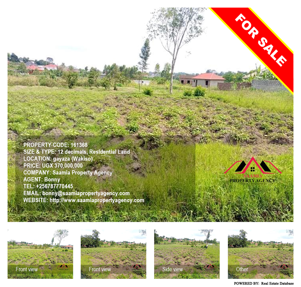 Residential Land  for sale in Gayaza Wakiso Uganda, code: 161368