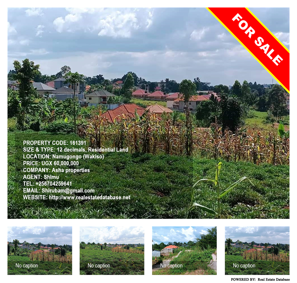 Residential Land  for sale in Namugongo Wakiso Uganda, code: 161391