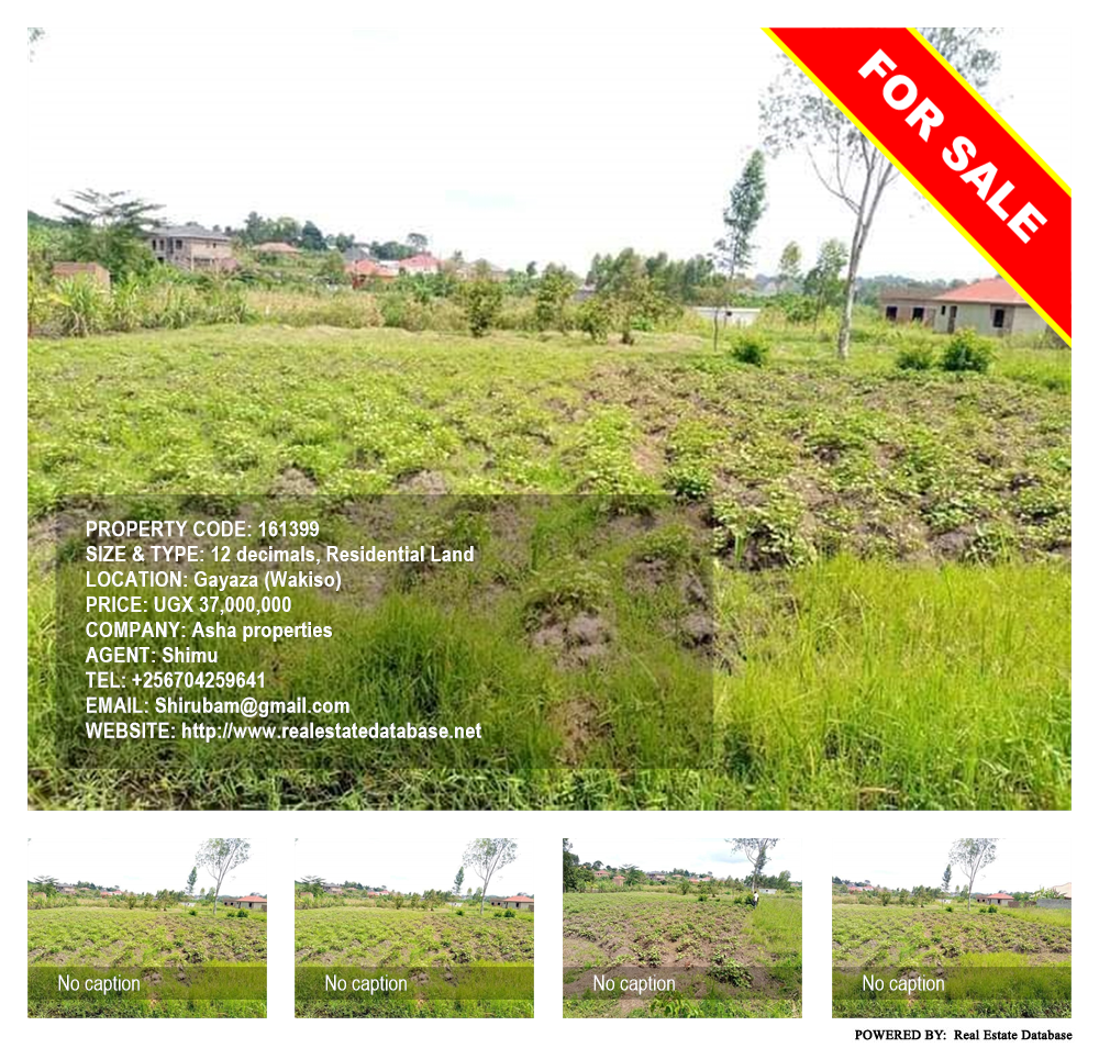 Residential Land  for sale in Gayaza Wakiso Uganda, code: 161399