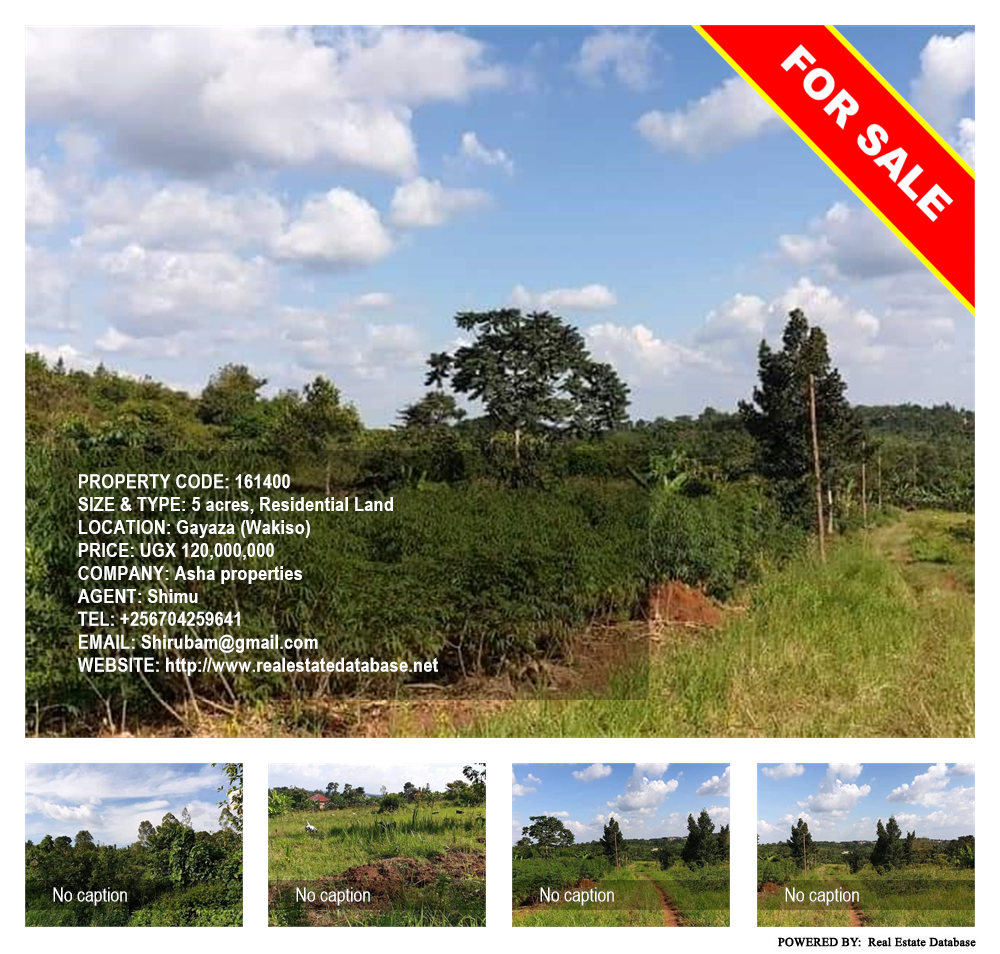 Residential Land  for sale in Gayaza Wakiso Uganda, code: 161400