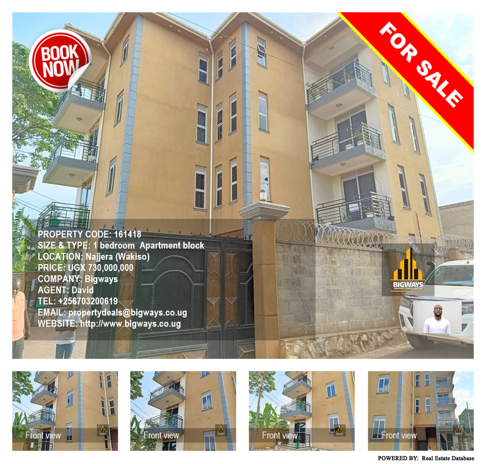 1 bedroom Apartment block  for sale in Najjera Wakiso Uganda, code: 161418