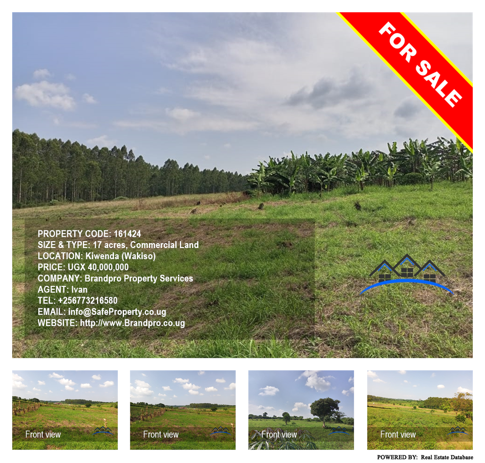 Commercial Land  for sale in Kiwenda Wakiso Uganda, code: 161424