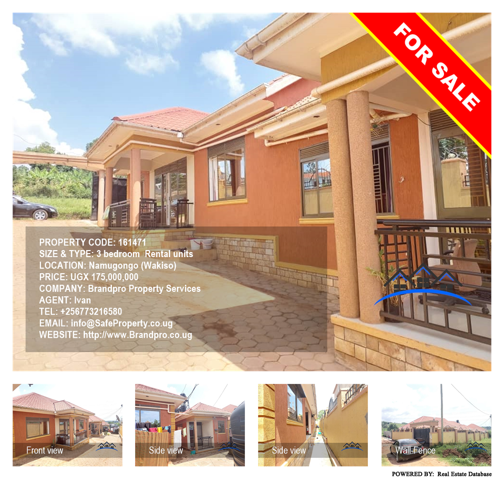 3 bedroom Rental units  for sale in Namugongo Wakiso Uganda, code: 161471