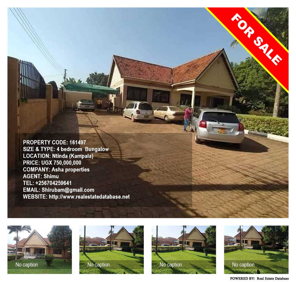 4 bedroom Bungalow  for sale in Ntinda Kampala Uganda, code: 161497