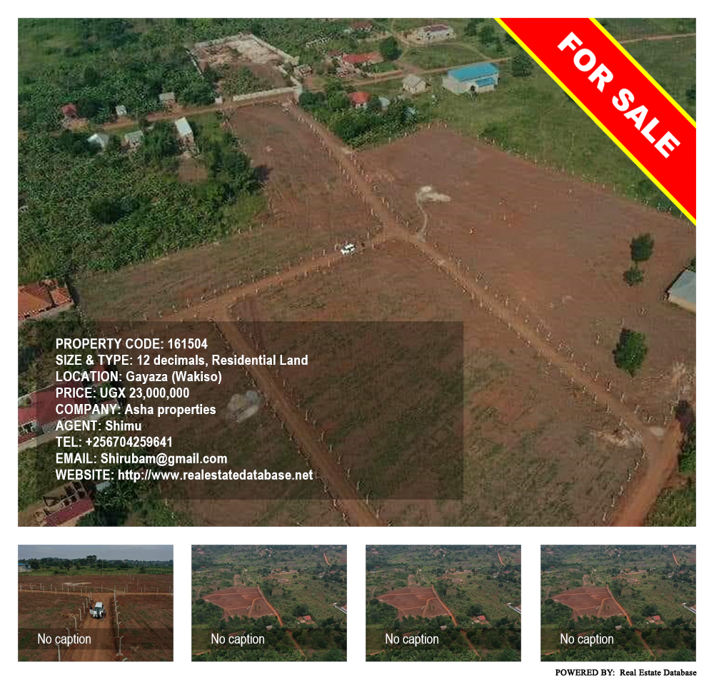 Residential Land  for sale in Gayaza Wakiso Uganda, code: 161504