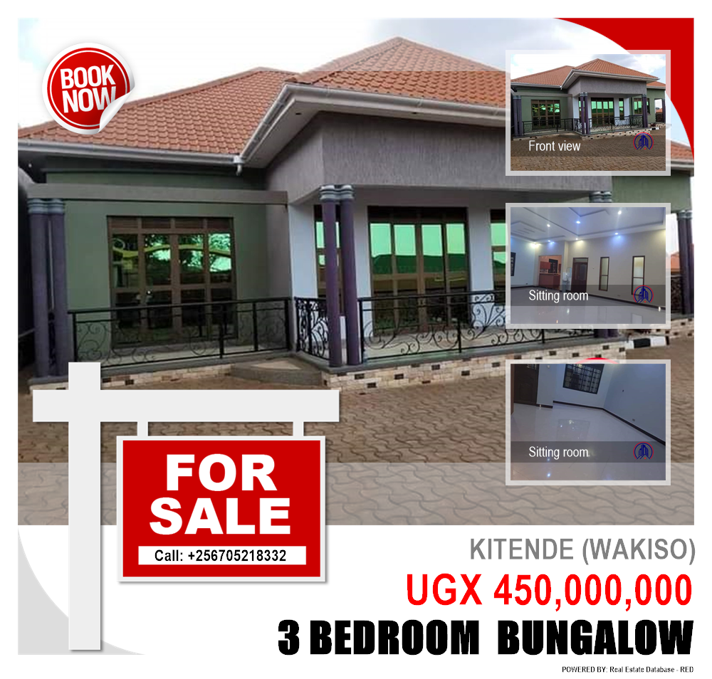 3 bedroom Bungalow  for sale in Kitende Wakiso Uganda, code: 161541