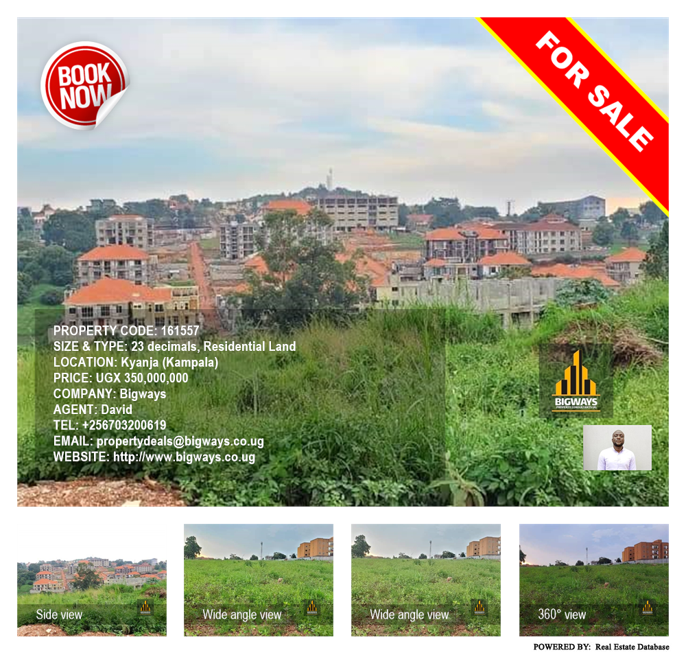 Residential Land  for sale in Kyanja Kampala Uganda, code: 161557