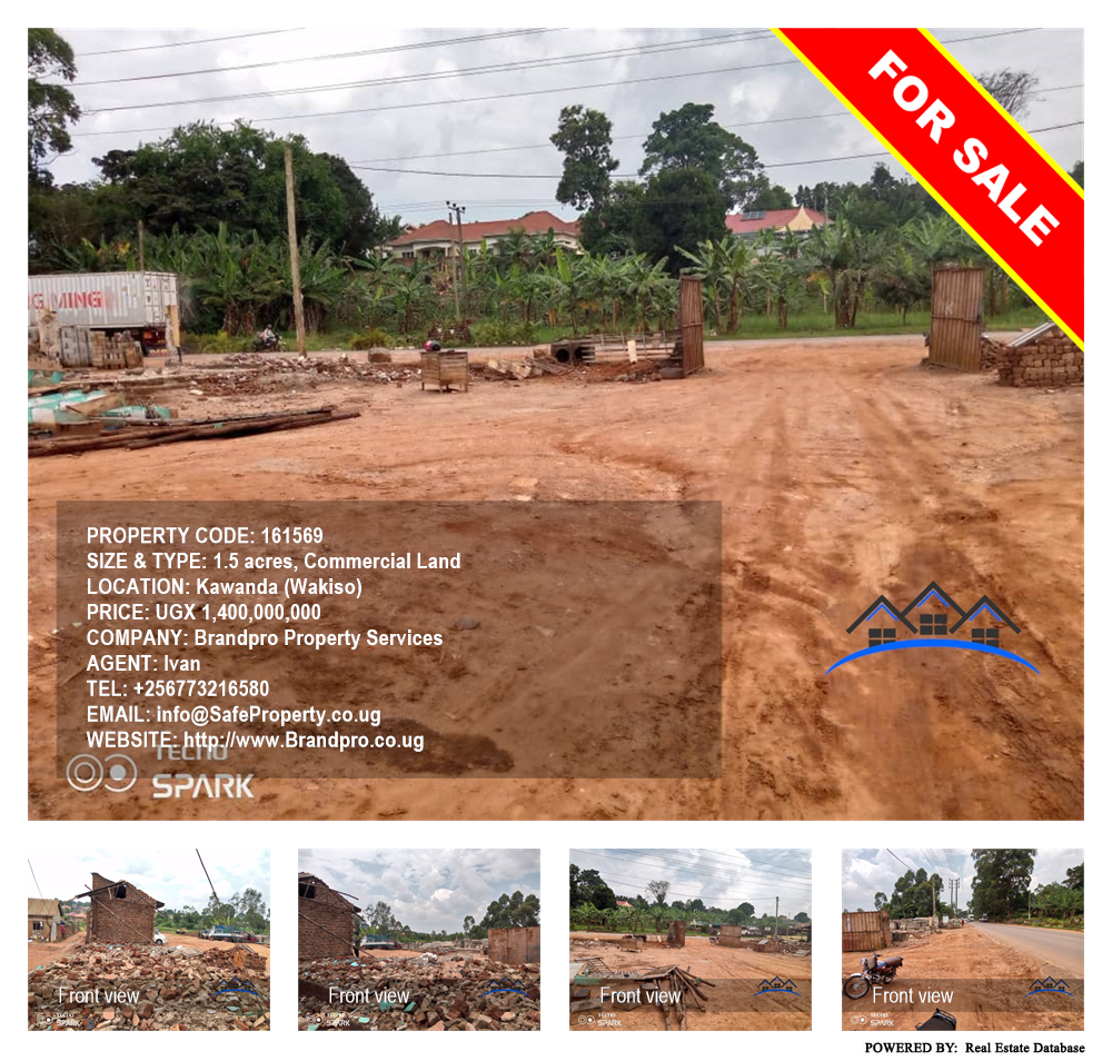 Commercial Land  for sale in Kawanda Wakiso Uganda, code: 161569