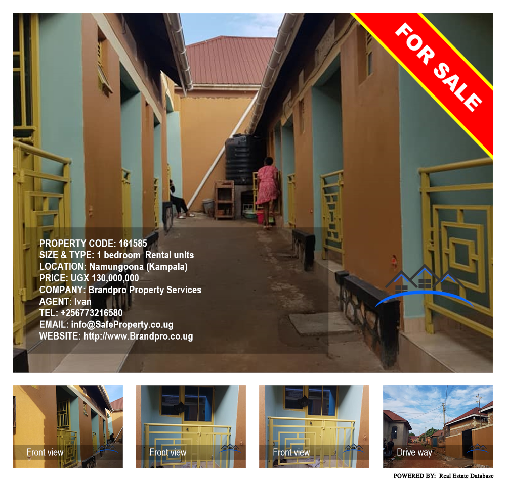 1 bedroom Rental units  for sale in Namungoona Kampala Uganda, code: 161585