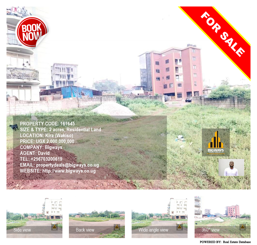 Residential Land  for sale in Kira Wakiso Uganda, code: 161645
