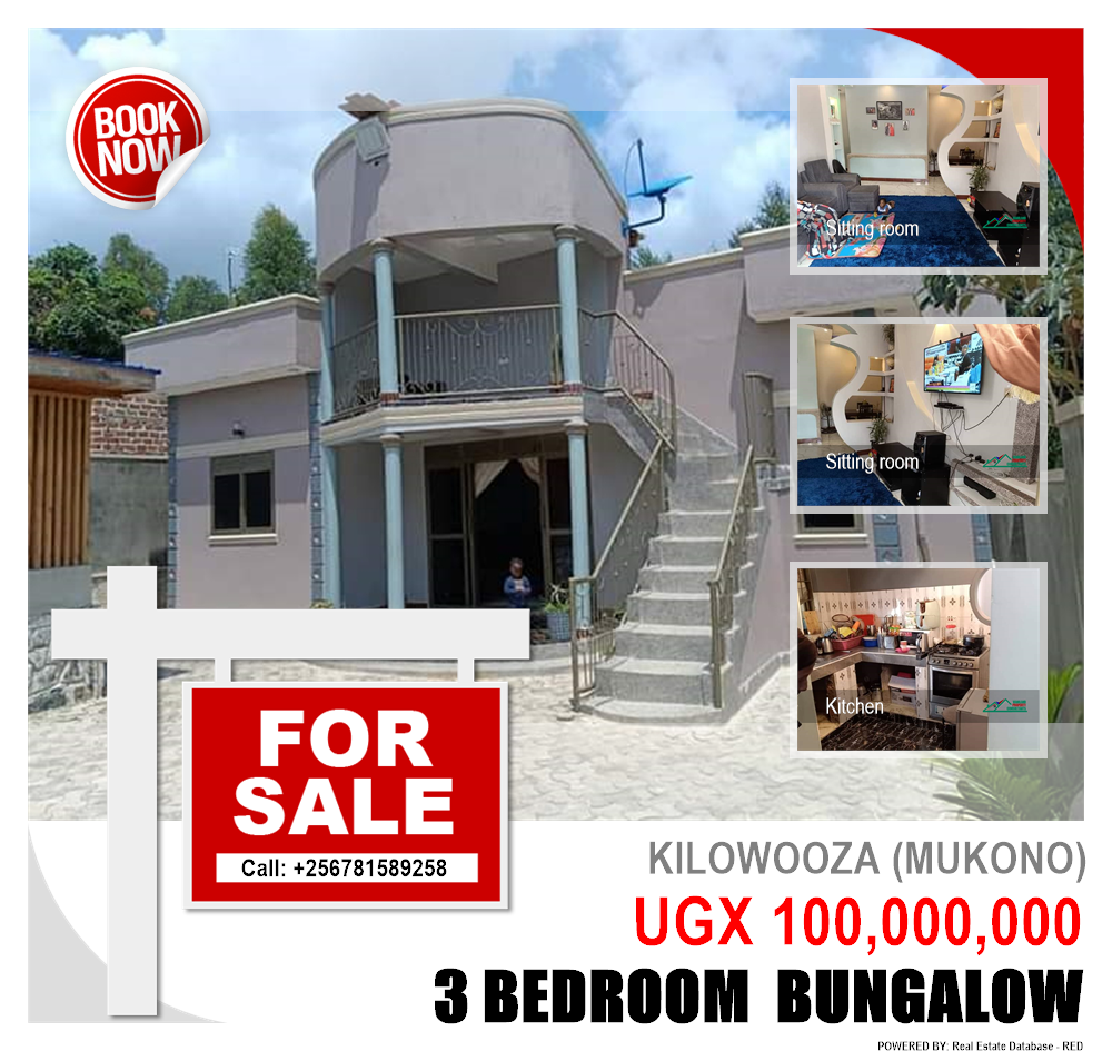 3 bedroom Bungalow  for sale in Kilowooza Mukono Uganda, code: 161691