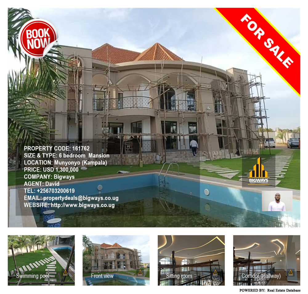 6 bedroom Mansion  for sale in Munyonyo Kampala Uganda, code: 161762