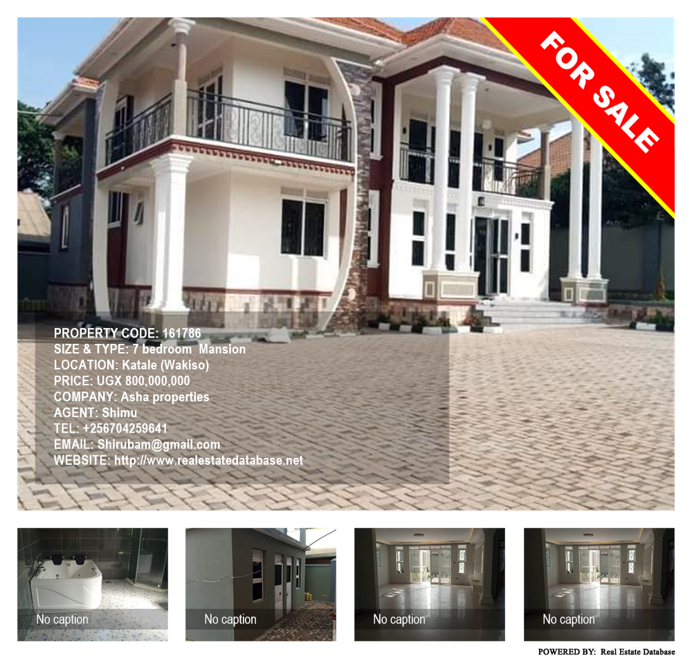 7 bedroom Mansion  for sale in Katale Wakiso Uganda, code: 161786