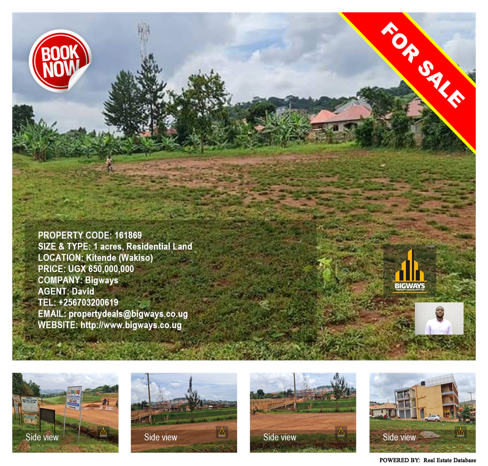 Residential Land  for sale in Kitende Wakiso Uganda, code: 161869