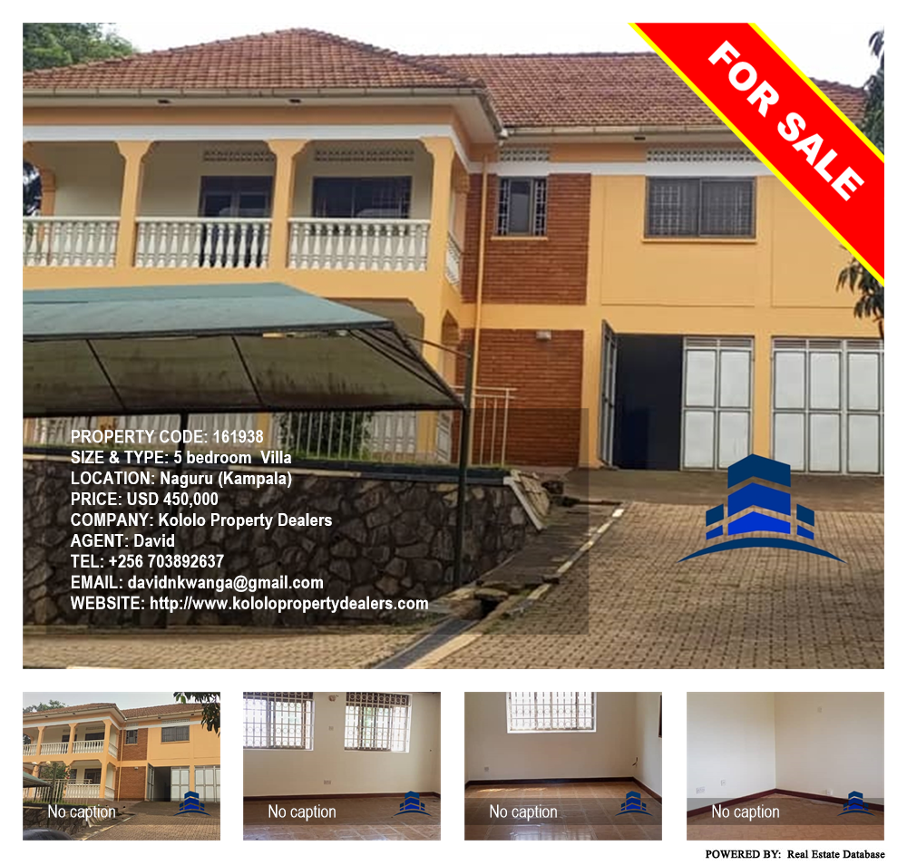 5 bedroom Villa  for sale in Naguru Kampala Uganda, code: 161938
