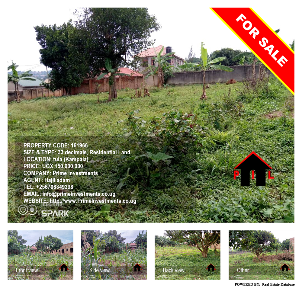 Residential Land  for sale in Tula Kampala Uganda, code: 161966