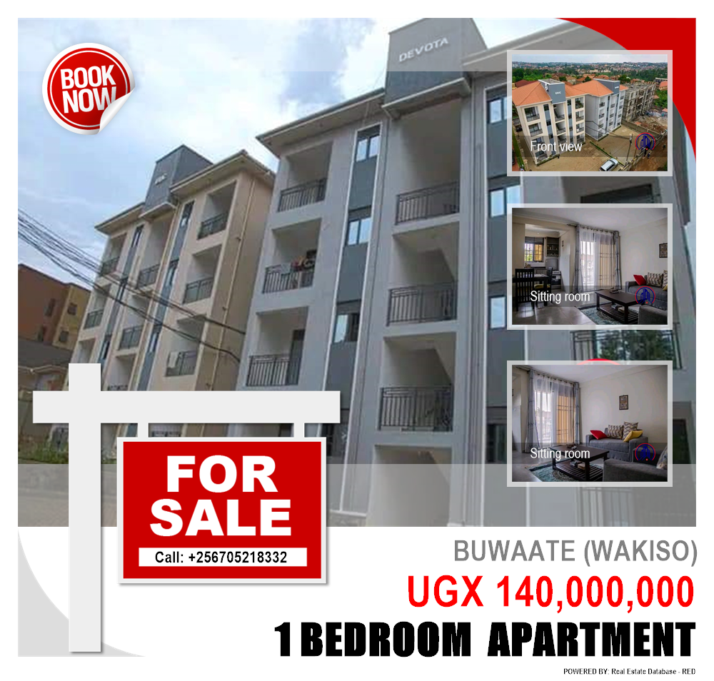 1 bedroom Apartment  for sale in Buwaate Wakiso Uganda, code: 161979