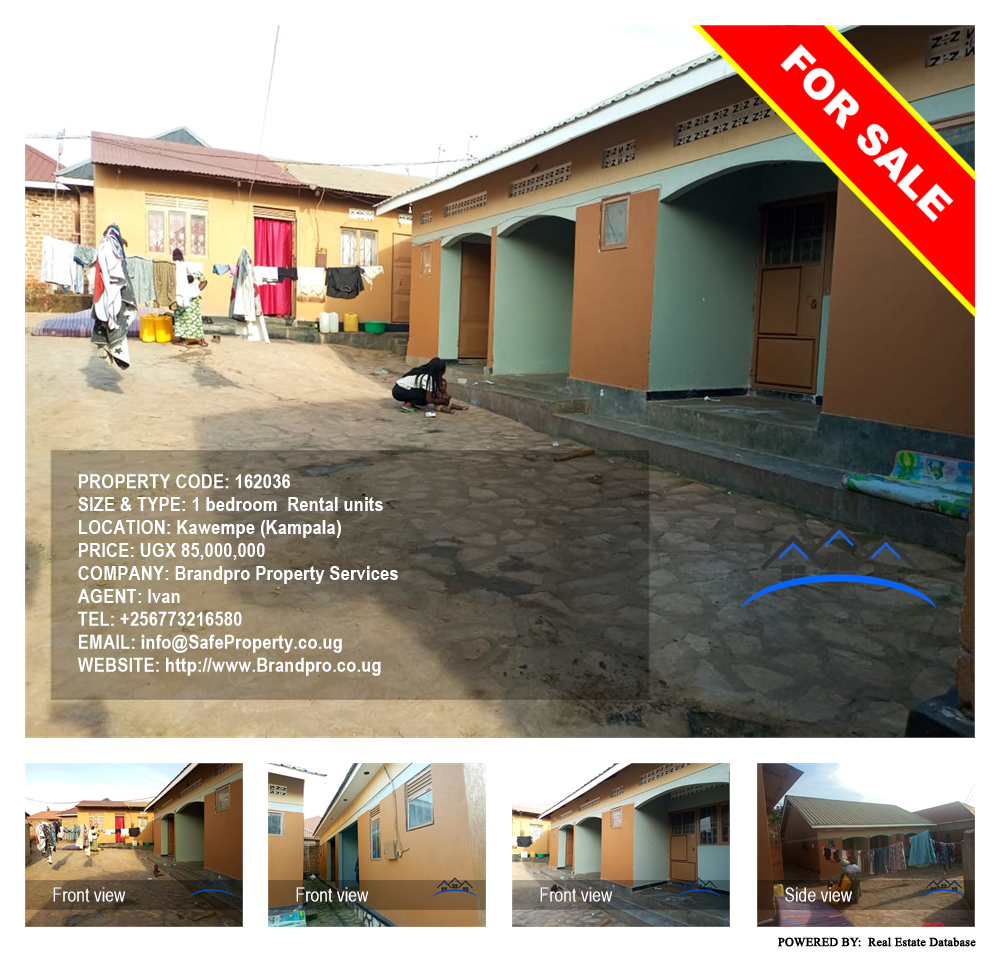 1 bedroom Rental units  for sale in Kawempe Kampala Uganda, code: 162036