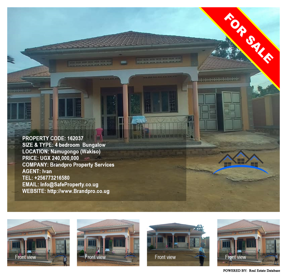 4 bedroom Bungalow  for sale in Namugongo Wakiso Uganda, code: 162037