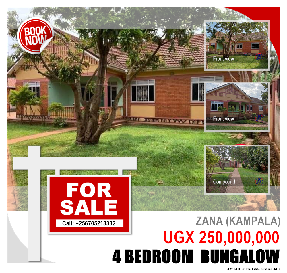 4 bedroom Bungalow  for sale in Zana Kampala Uganda, code: 162064