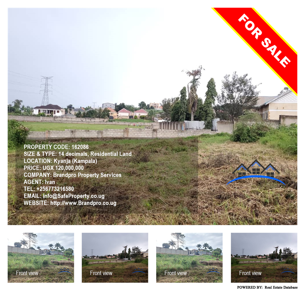 Residential Land  for sale in Kyanja Kampala Uganda, code: 162086