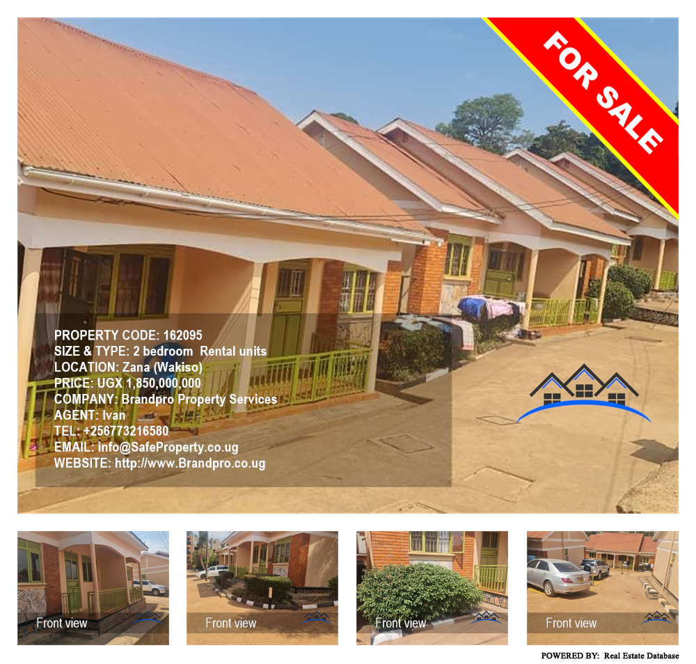 2 bedroom Rental units  for sale in Zana Wakiso Uganda, code: 162095