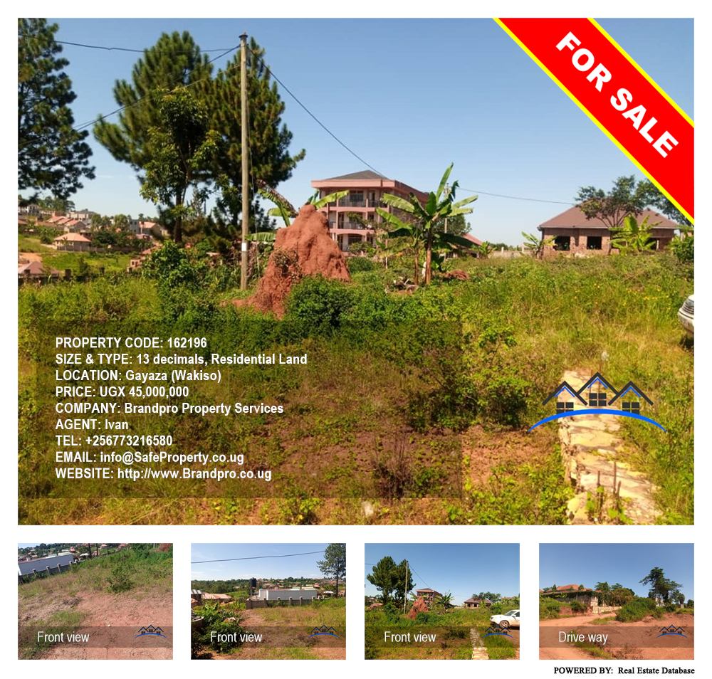 Residential Land  for sale in Gayaza Wakiso Uganda, code: 162196