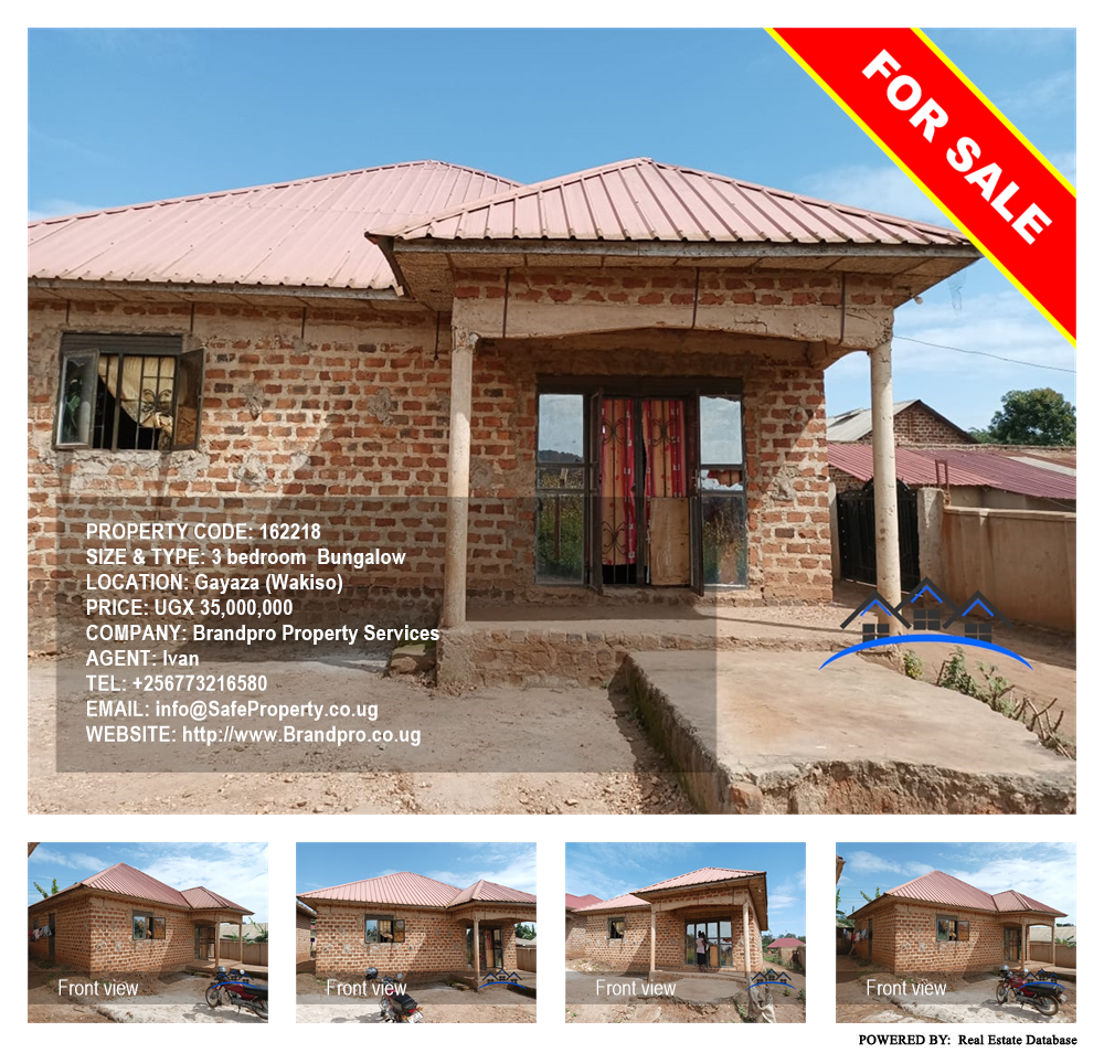 3 bedroom Bungalow  for sale in Gayaza Wakiso Uganda, code: 162218